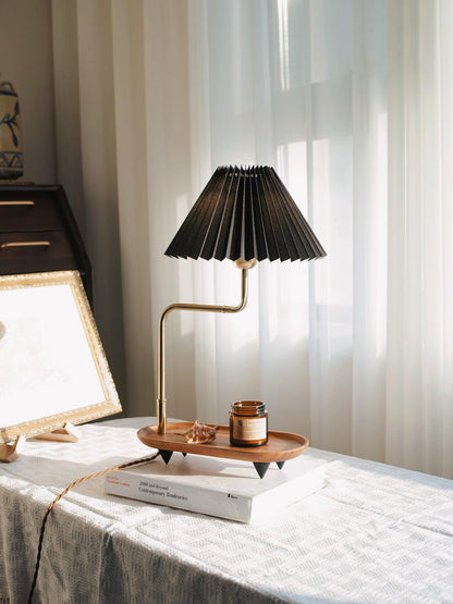Pia TL Table Lamp | Wood and Iron Frame | 51 cm Height