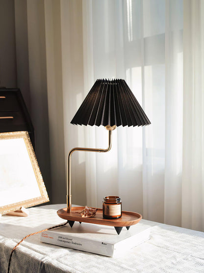 Pia TL Table Lamp | Wood and Iron Frame | 51 cm Height
