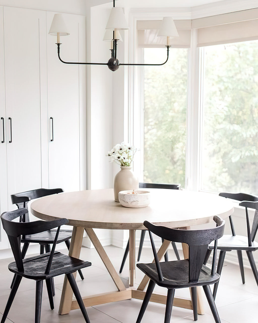 Piaf Chandelier | Premium Brass & Fabric | 2, 4, or 6 Lights