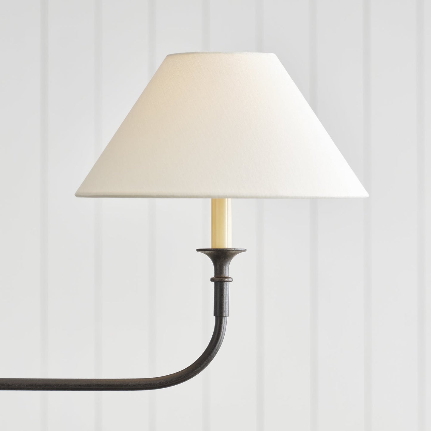 Piaf Chandelier | Premium Brass & Fabric | 2, 4, or 6 Lights
