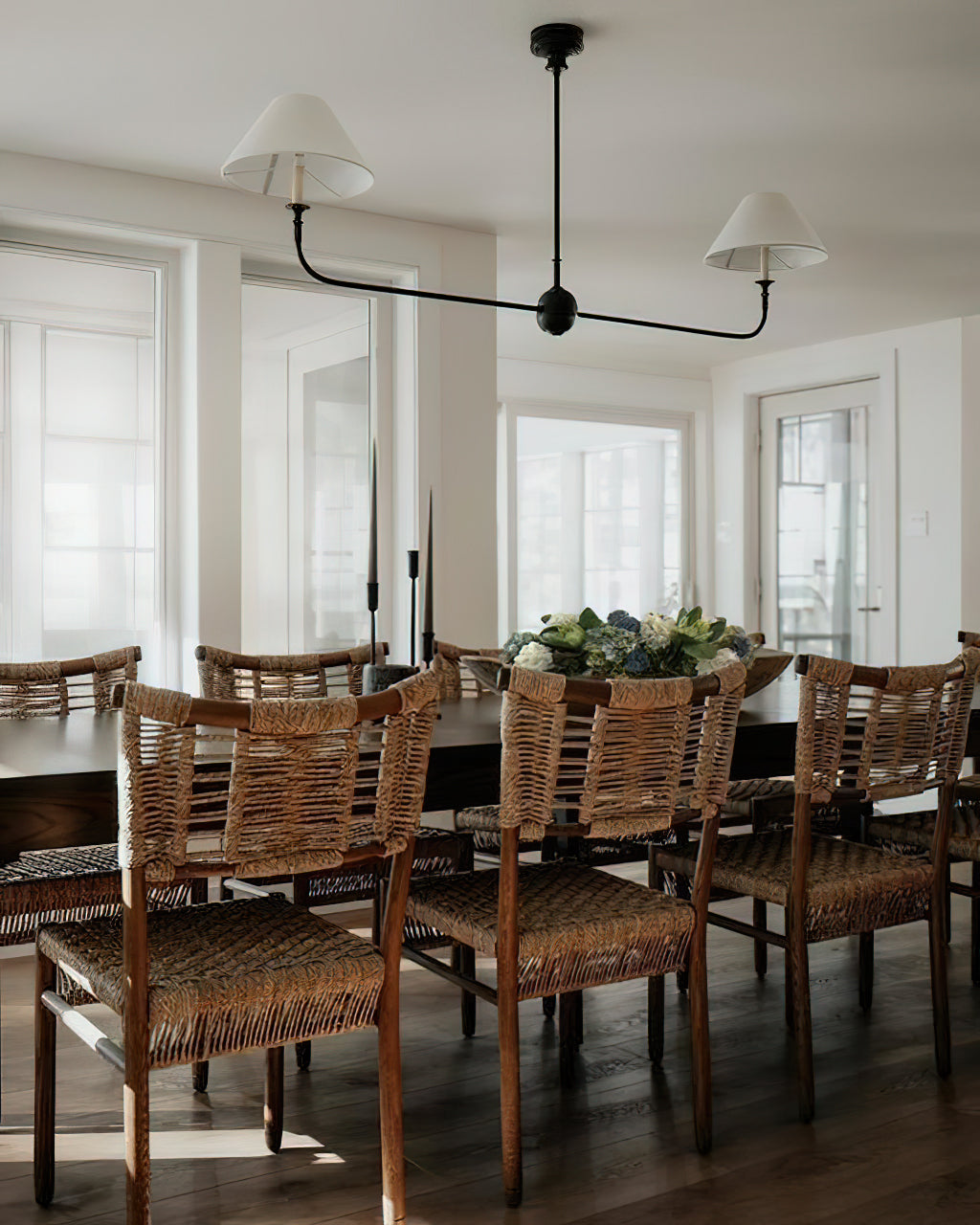 Piaf Chandelier | Premium Brass & Fabric | 2, 4, or 6 Lights