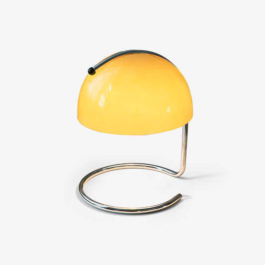 Pierre Table Lamp | Chrome Metal & Glass Accents | 24cm Diameter