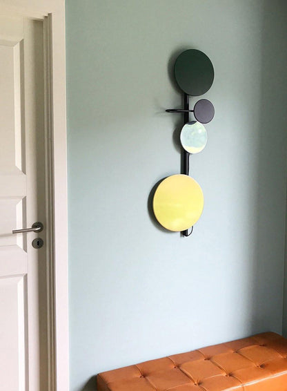 Planet Wall Lamp | Metal LED | Electric Blue & Indian Red