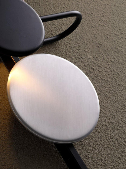 Planet Wall Lamp | Metal LED | Electric Blue & Indian Red