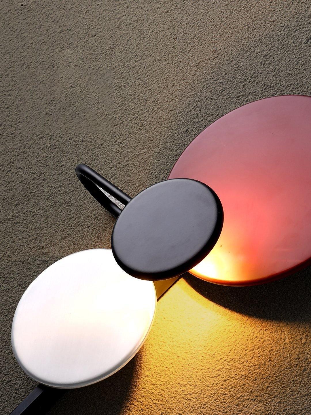 Planet Wall Lamp | Metal LED | Electric Blue & Indian Red