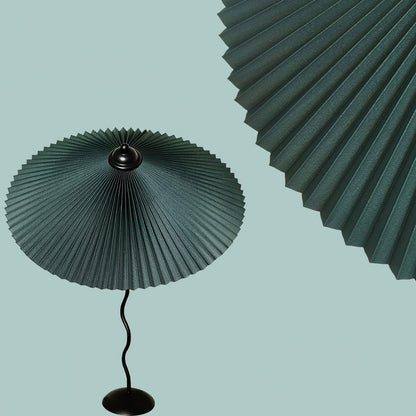 Table Lamp | Handcrafted Iron Base | Beige & White Shade