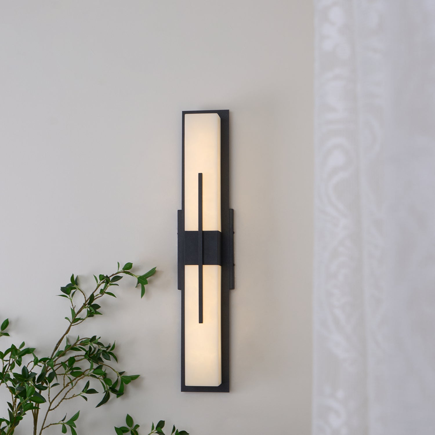 Outdoor Wall Light | Stainless Steel & Acrylic | Set of 2