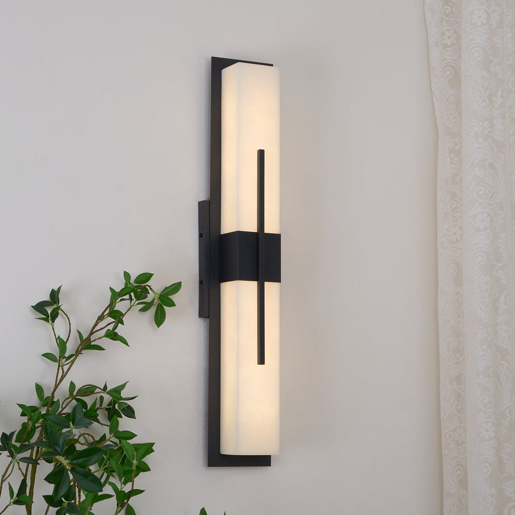 Outdoor Wall Light | Stainless Steel & Acrylic | Set of 2