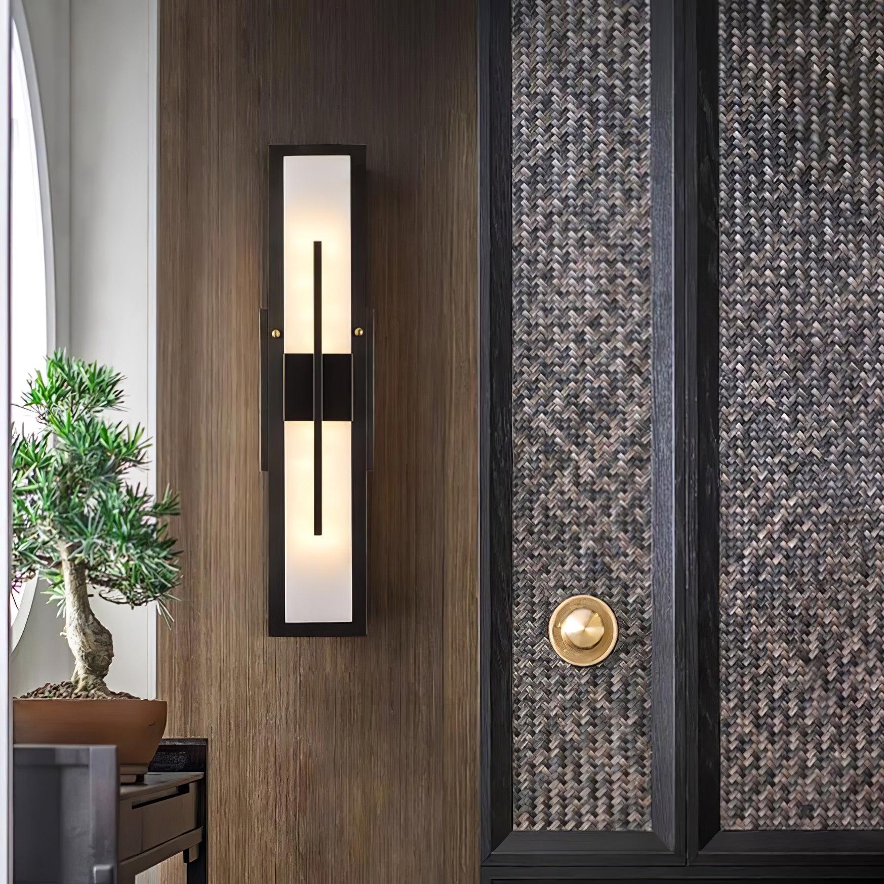 Outdoor Wall Light | Stainless Steel & Acrylic | Set of 2