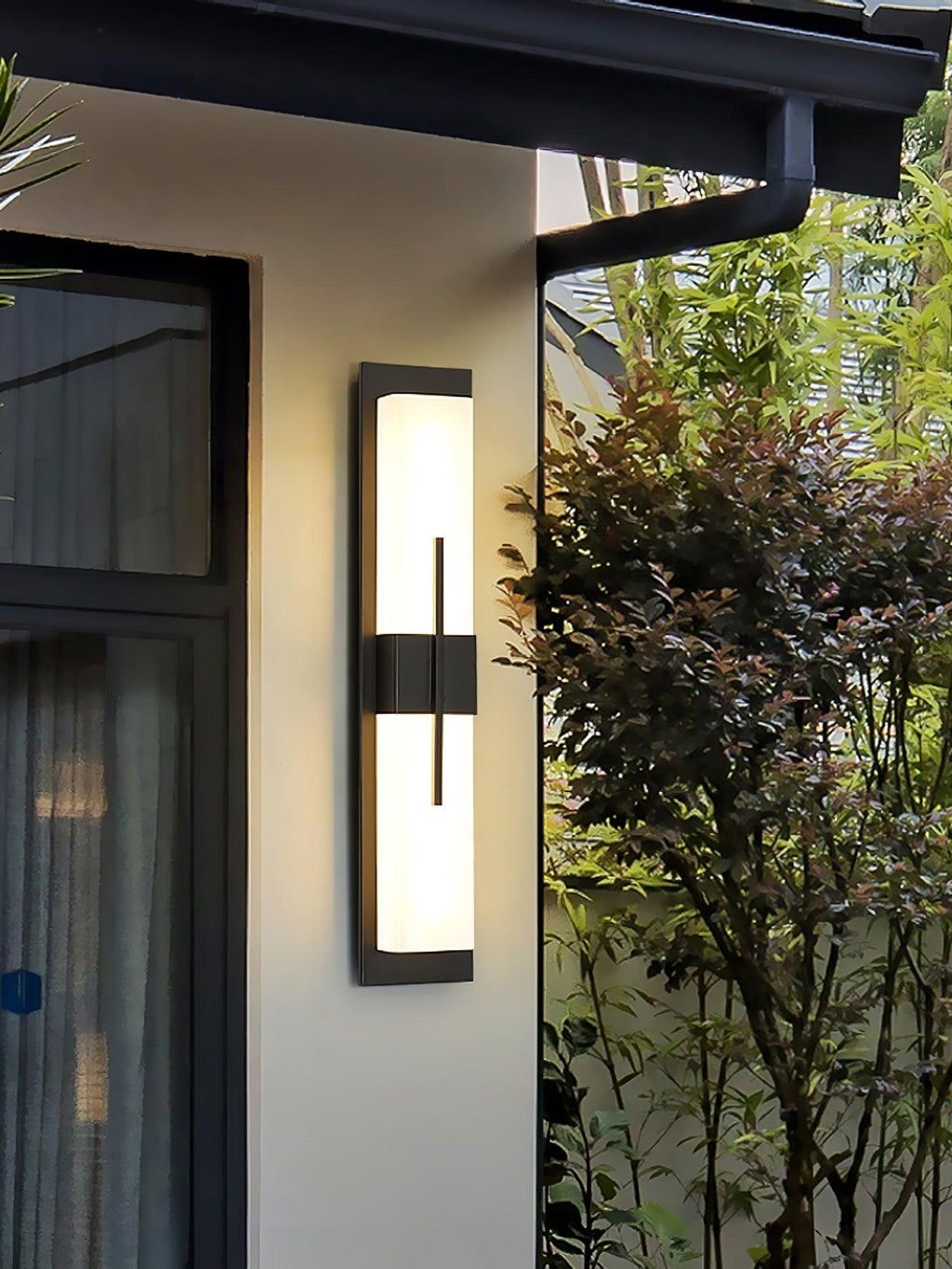 Outdoor Wall Light | Stainless Steel & Acrylic | Set of 2