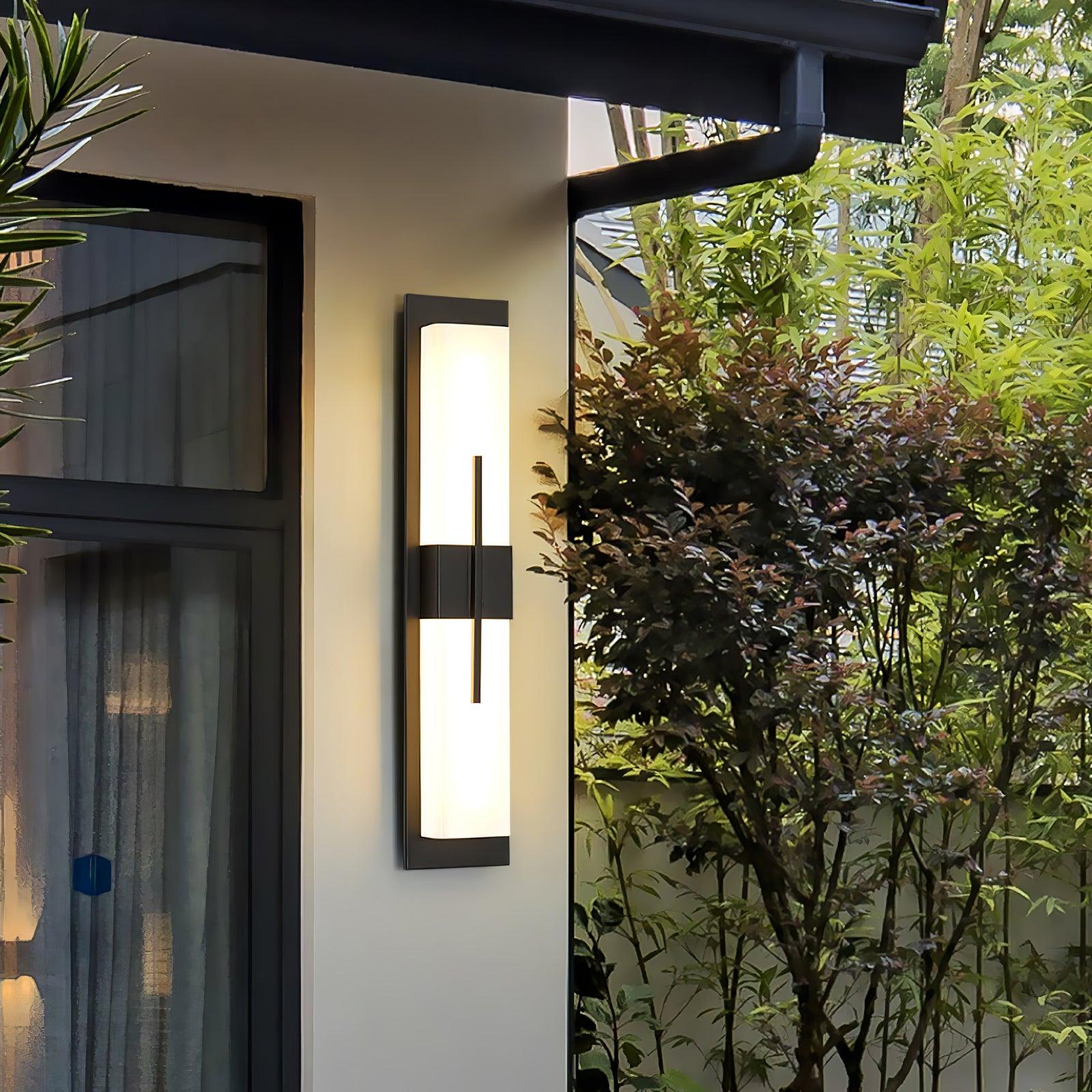 Outdoor Wall Light | Stainless Steel & Acrylic | Set of 2