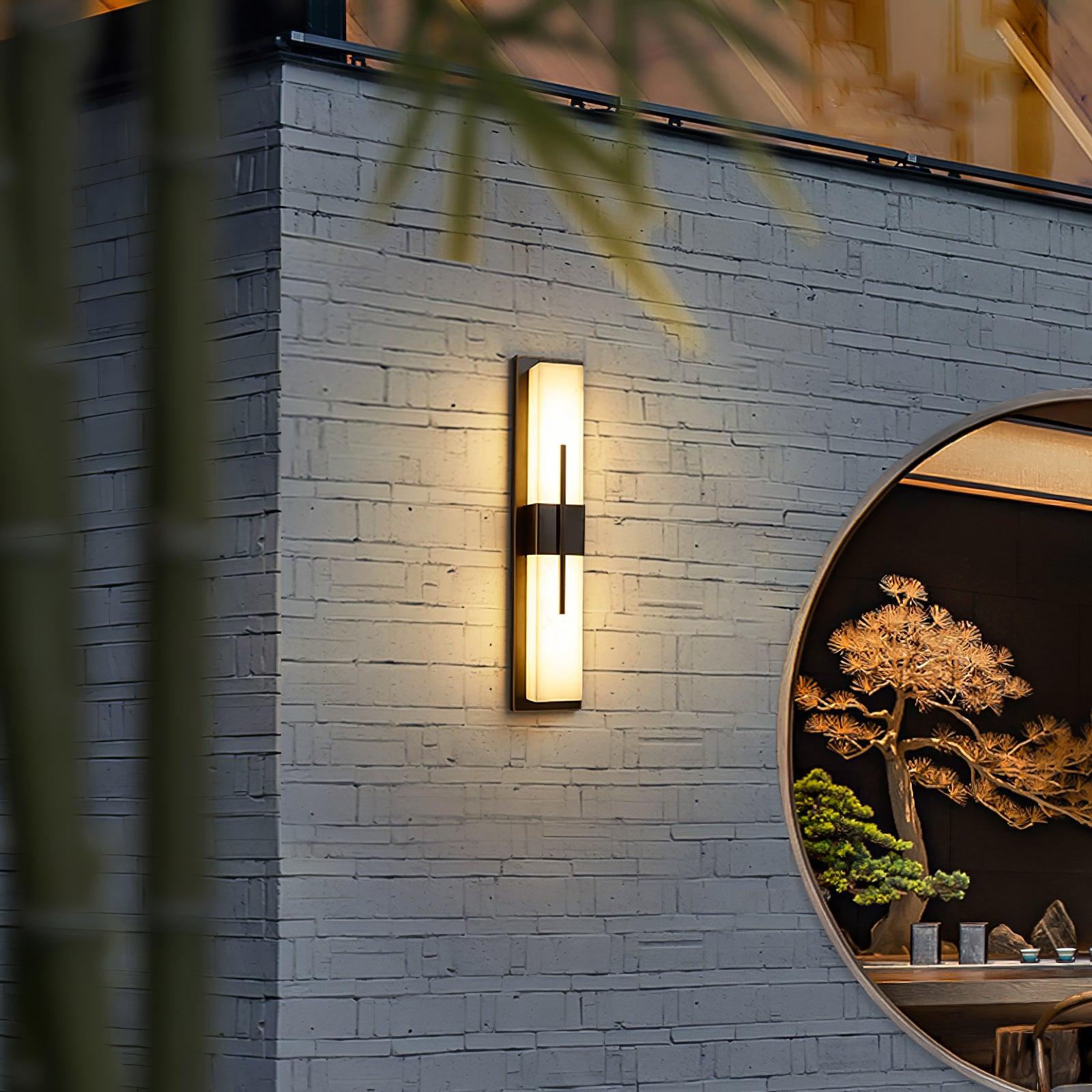 Outdoor Wall Light | Stainless Steel & Acrylic | Set of 2