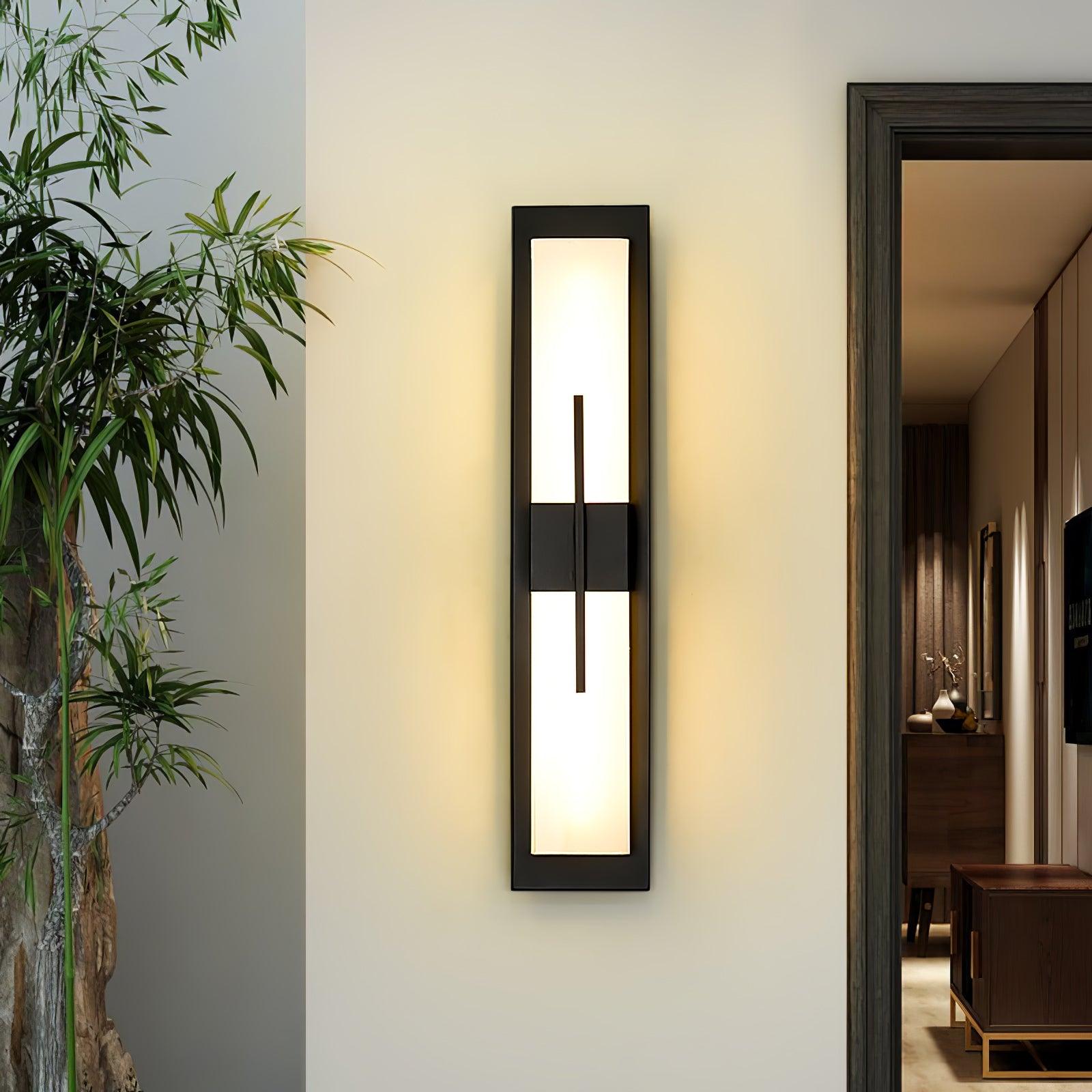 Outdoor Wall Light | Stainless Steel & Acrylic | Set of 2