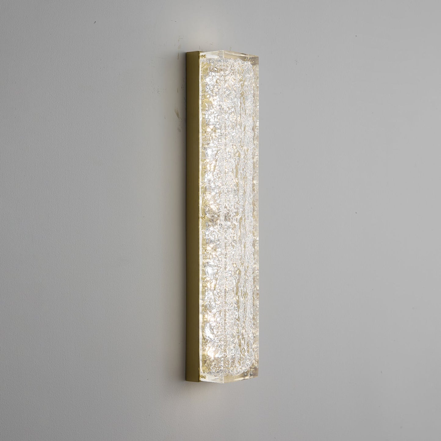 Rectangle Wall Lamp | Brass & Resin | 33cm or 50cm