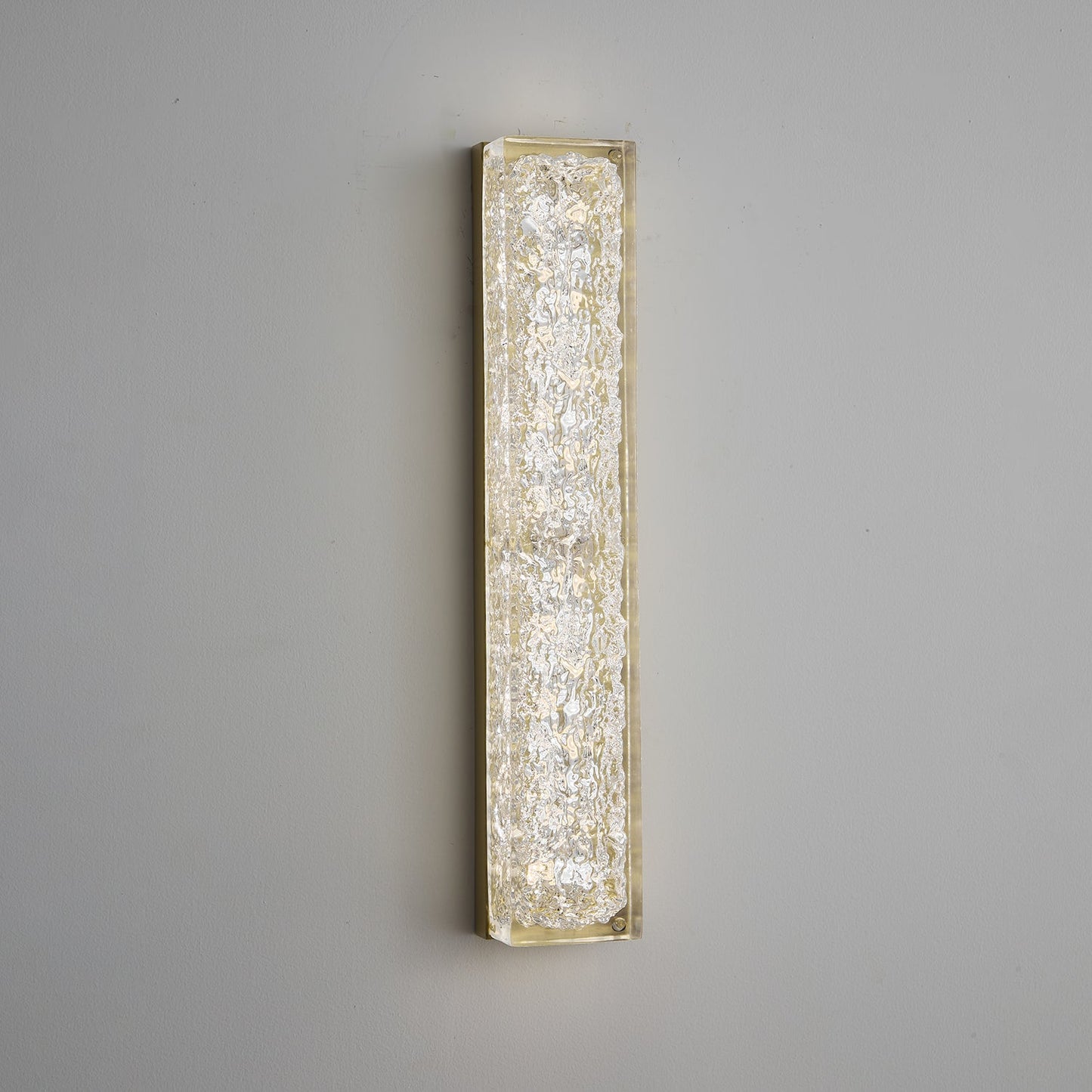 Rectangle Wall Lamp | Brass & Resin | 33cm or 50cm