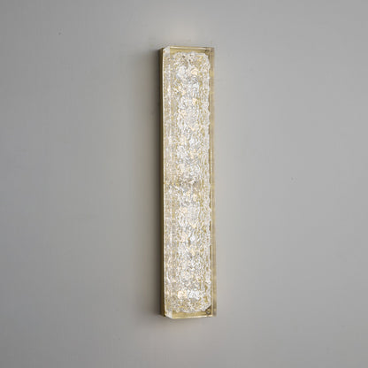 Rectangle Wall Lamp | Brass & Resin | 33cm or 50cm