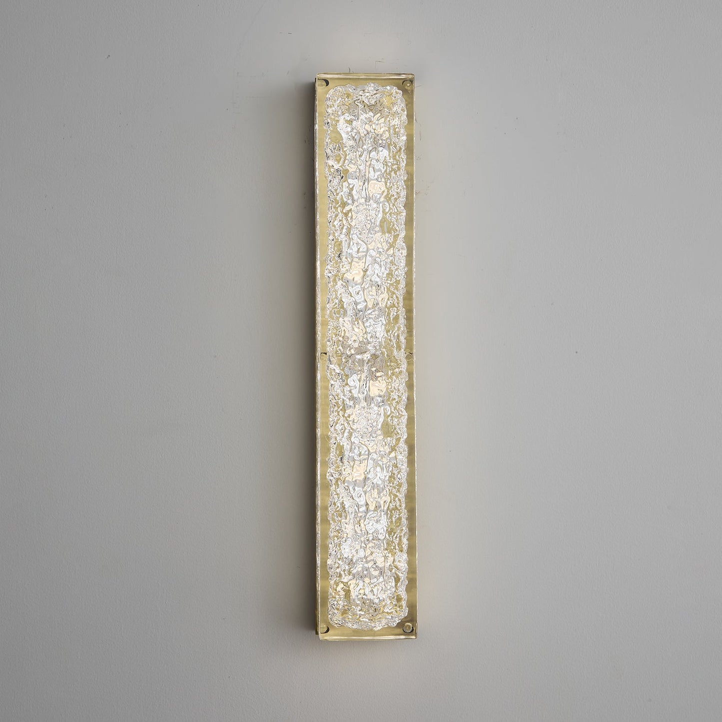 Rectangle Wall Lamp | Brass & Resin | 33cm or 50cm