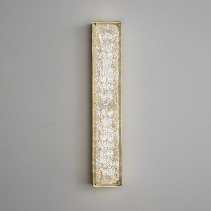 Rectangle Wall Lamp | Brass & Resin | 33cm or 50cm