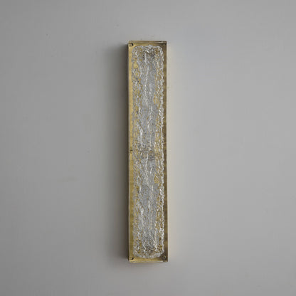 Rectangle Wall Lamp | Brass & Resin | 33cm or 50cm