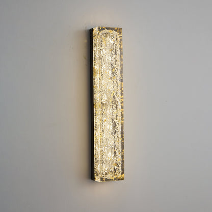 Rectangle Wall Lamp | Brass & Resin | 33cm or 50cm
