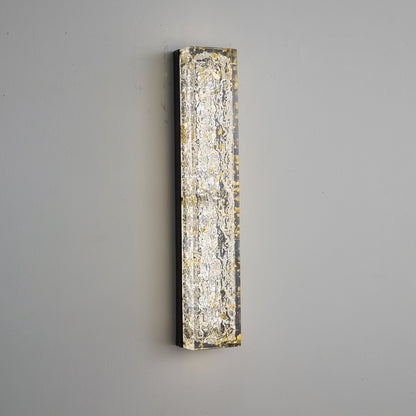 Rectangle Wall Lamp | Brass & Resin | 33cm or 50cm