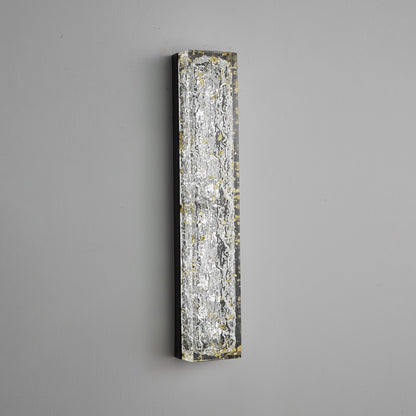 Rectangle Wall Lamp | Brass & Resin | 33cm or 50cm