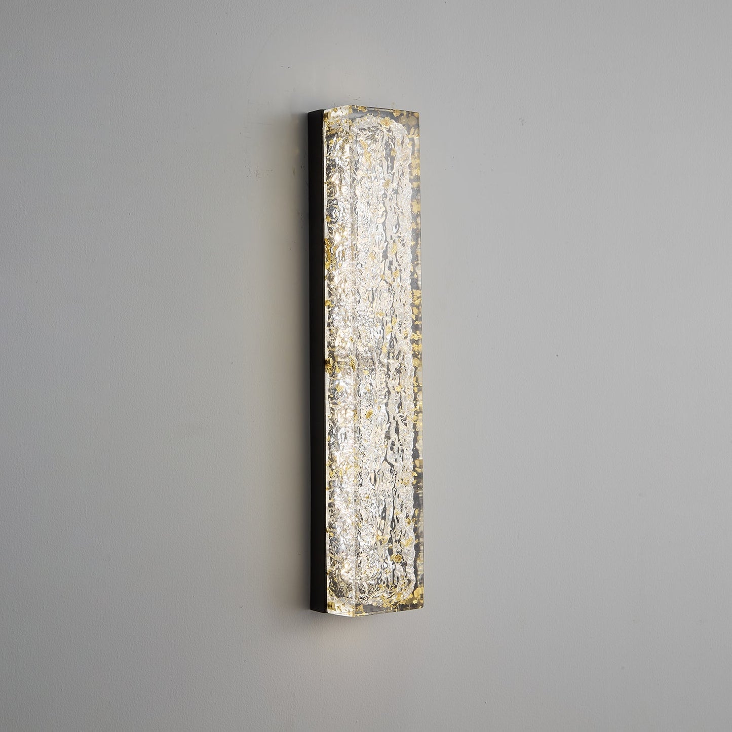 Rectangle Wall Lamp | Brass & Resin | 33cm or 50cm