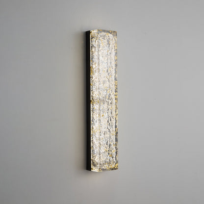 Rectangle Wall Lamp | Brass & Resin | 33cm or 50cm