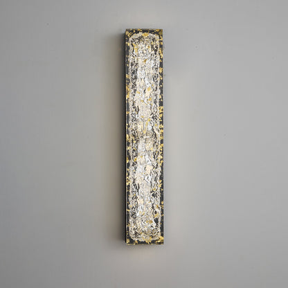 Rectangle Wall Lamp | Brass & Resin | 33cm or 50cm
