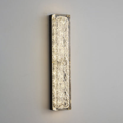 Rectangle Wall Lamp | Brass & Resin | 33cm or 50cm