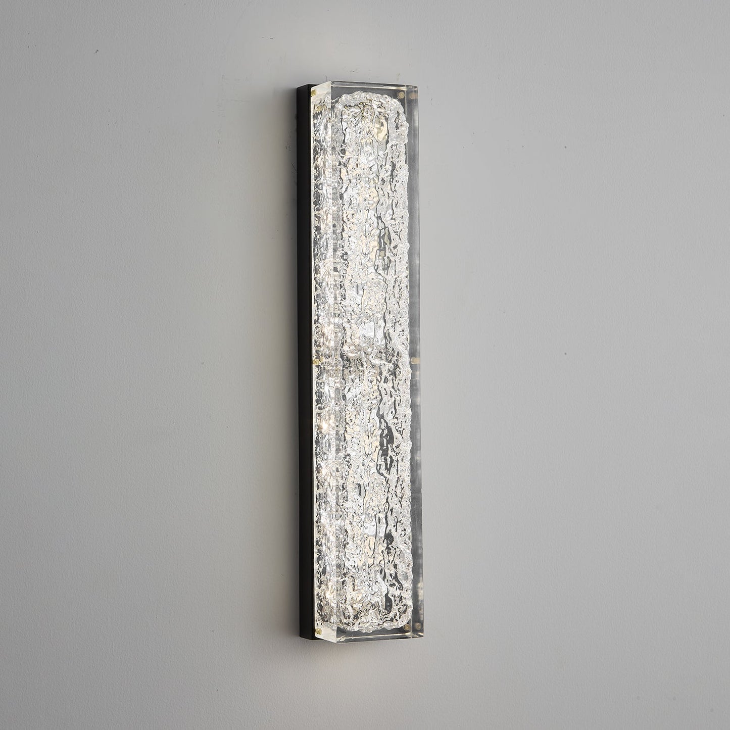 Rectangle Wall Lamp | Brass & Resin | 33cm or 50cm