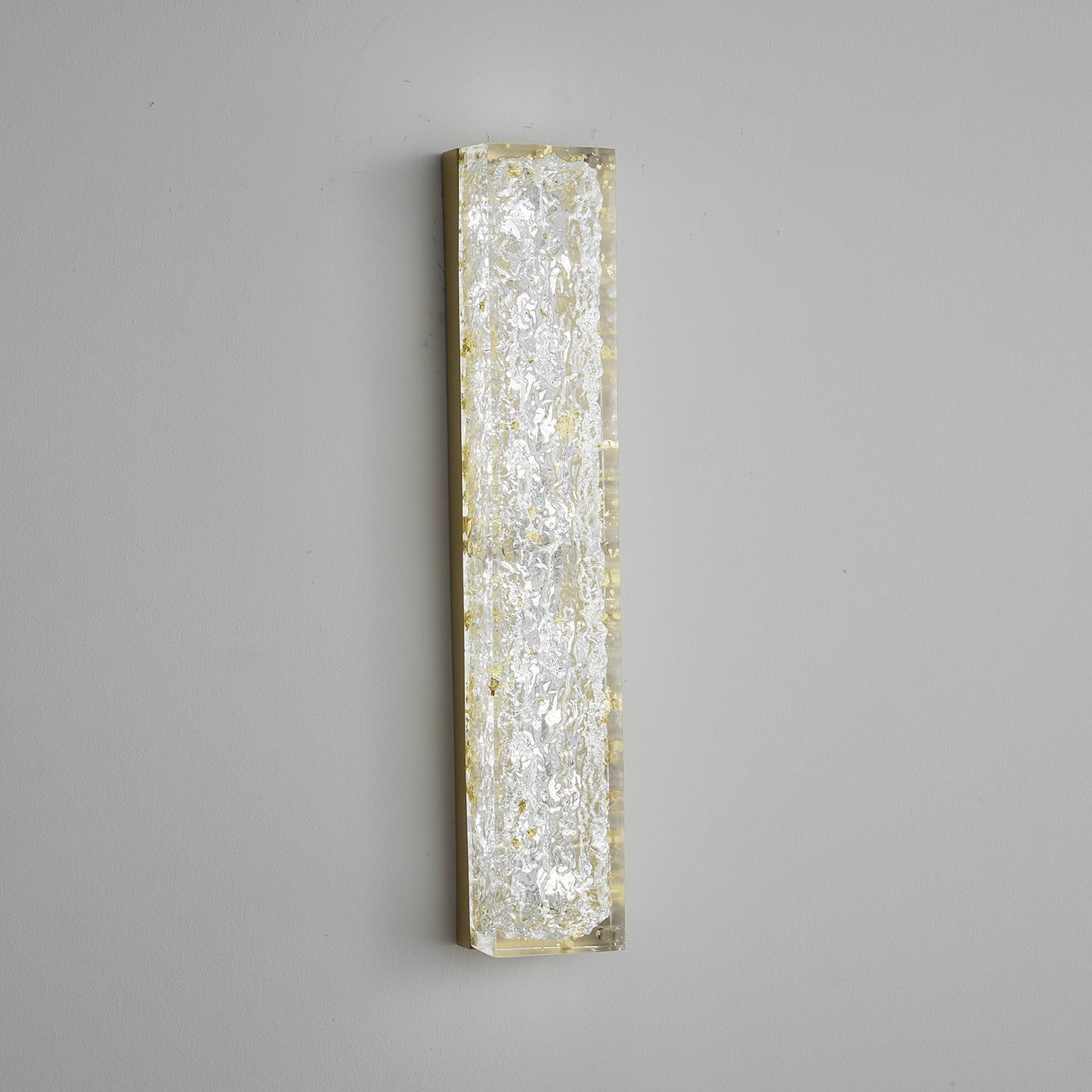 Rectangle Wall Lamp | Brass & Resin | 33cm or 50cm