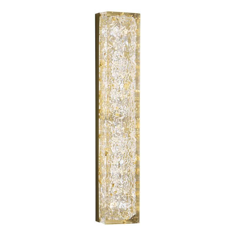 Rectangle Wall Lamp | Brass & Resin | 33cm or 50cm