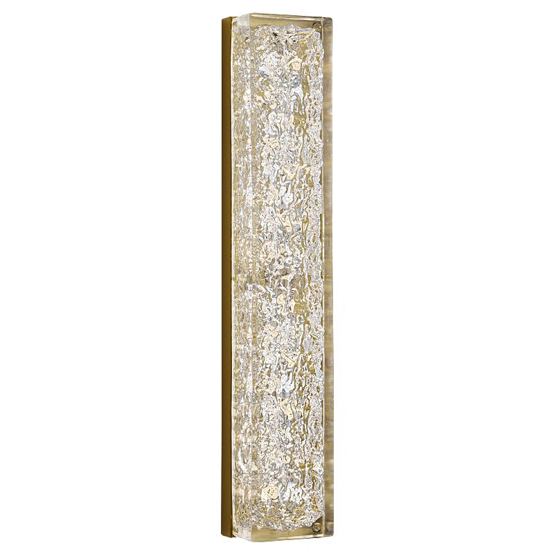 Rectangle Wall Lamp | Brass & Resin | 33cm or 50cm