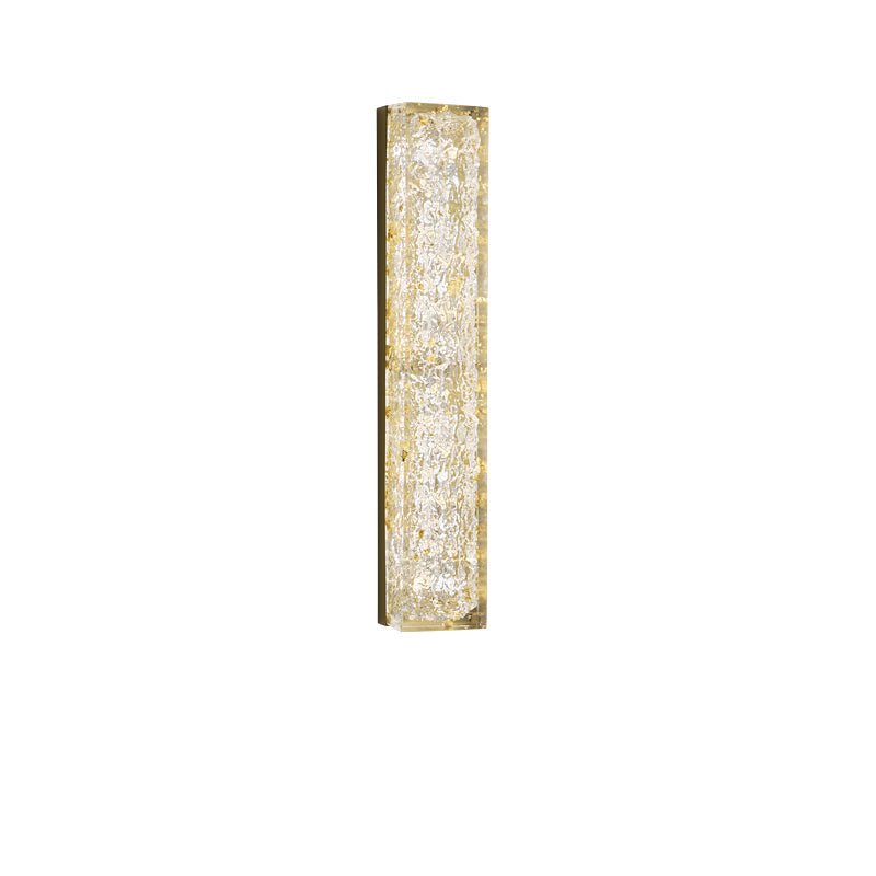 Rectangle Wall Lamp | Brass & Resin | 33cm or 50cm