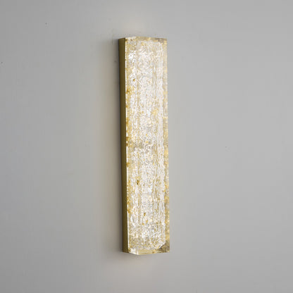 Rectangle Wall Lamp | Brass & Resin | 33cm or 50cm