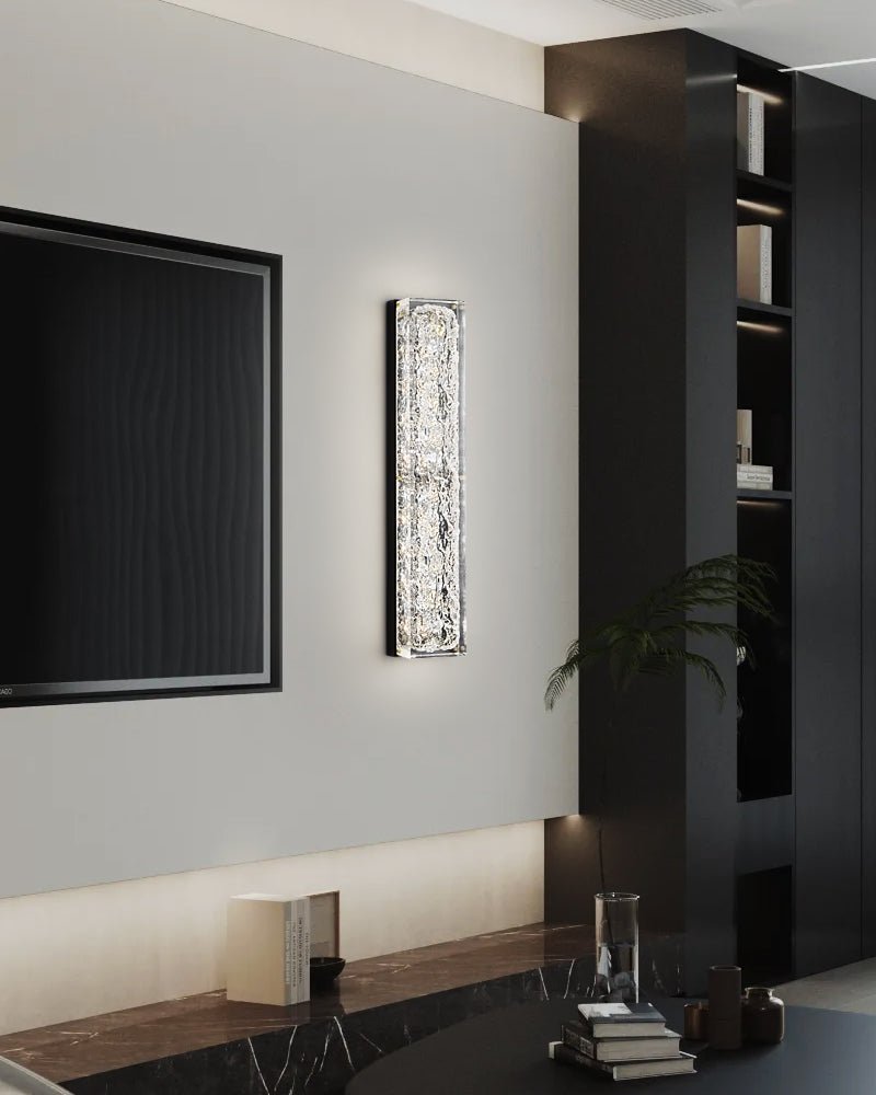 Rectangle Wall Lamp | Brass & Resin | 33cm or 50cm