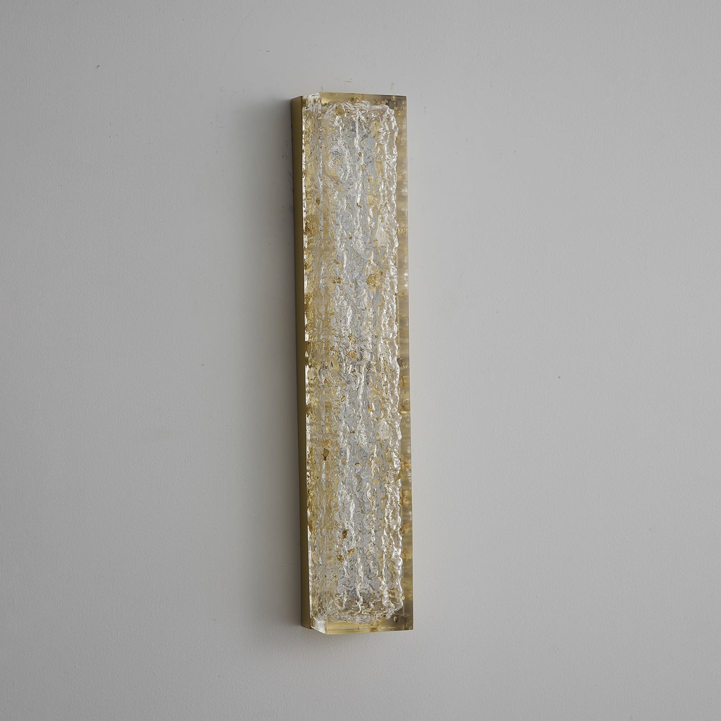 Rectangle Wall Lamp | Brass & Resin | 33cm or 50cm