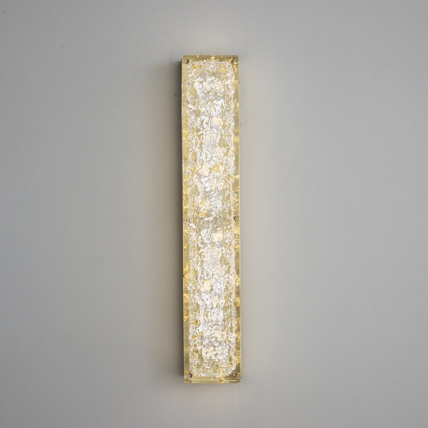 Rectangle Wall Lamp | Brass & Resin | 33cm or 50cm