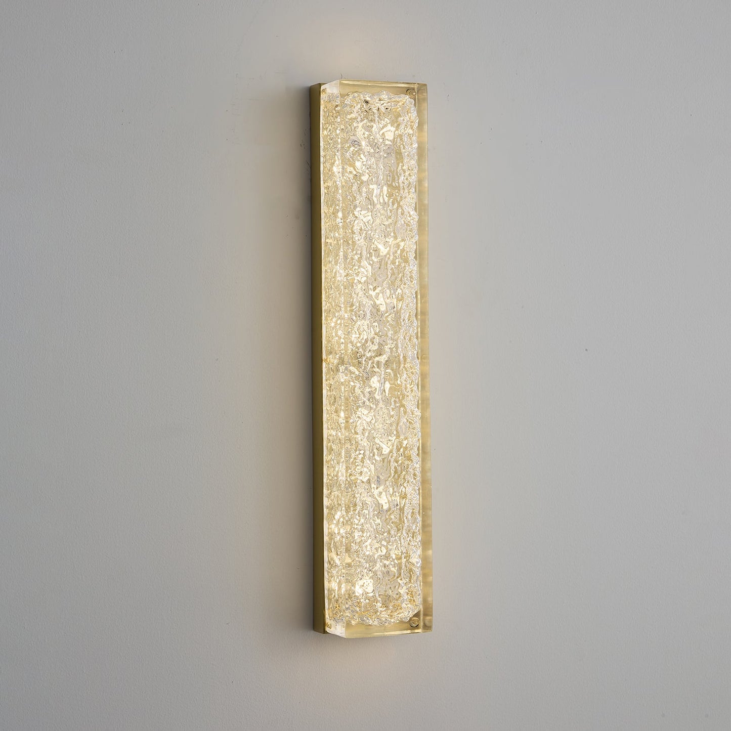 Rectangle Wall Lamp | Brass & Resin | 33cm or 50cm