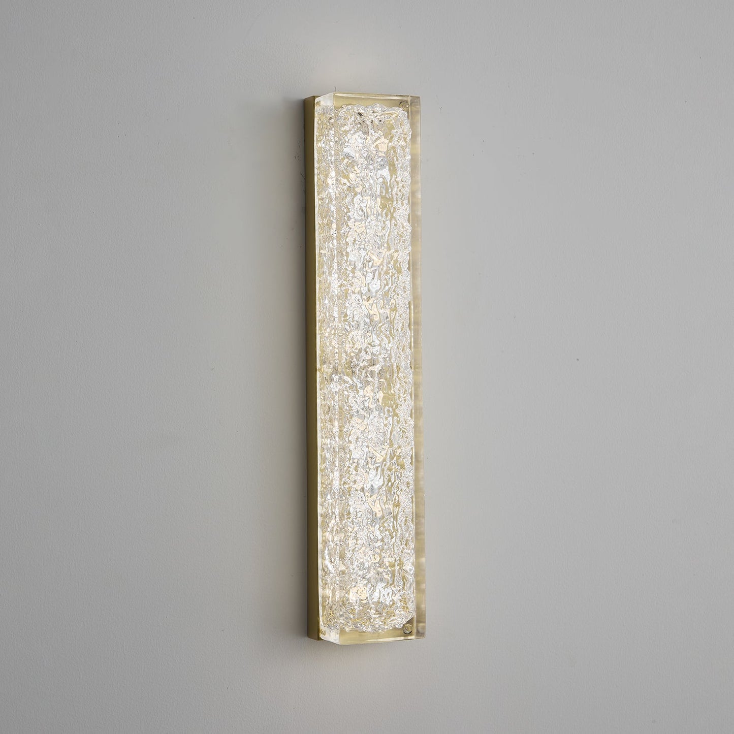Rectangle Wall Lamp | Brass & Resin | 33cm or 50cm