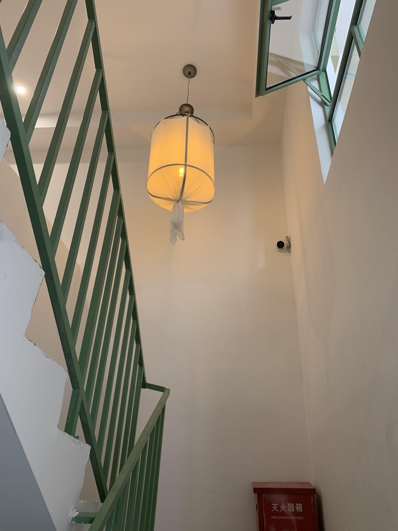Provence Pendant Light | Belgian Linen & Metal | Black and White