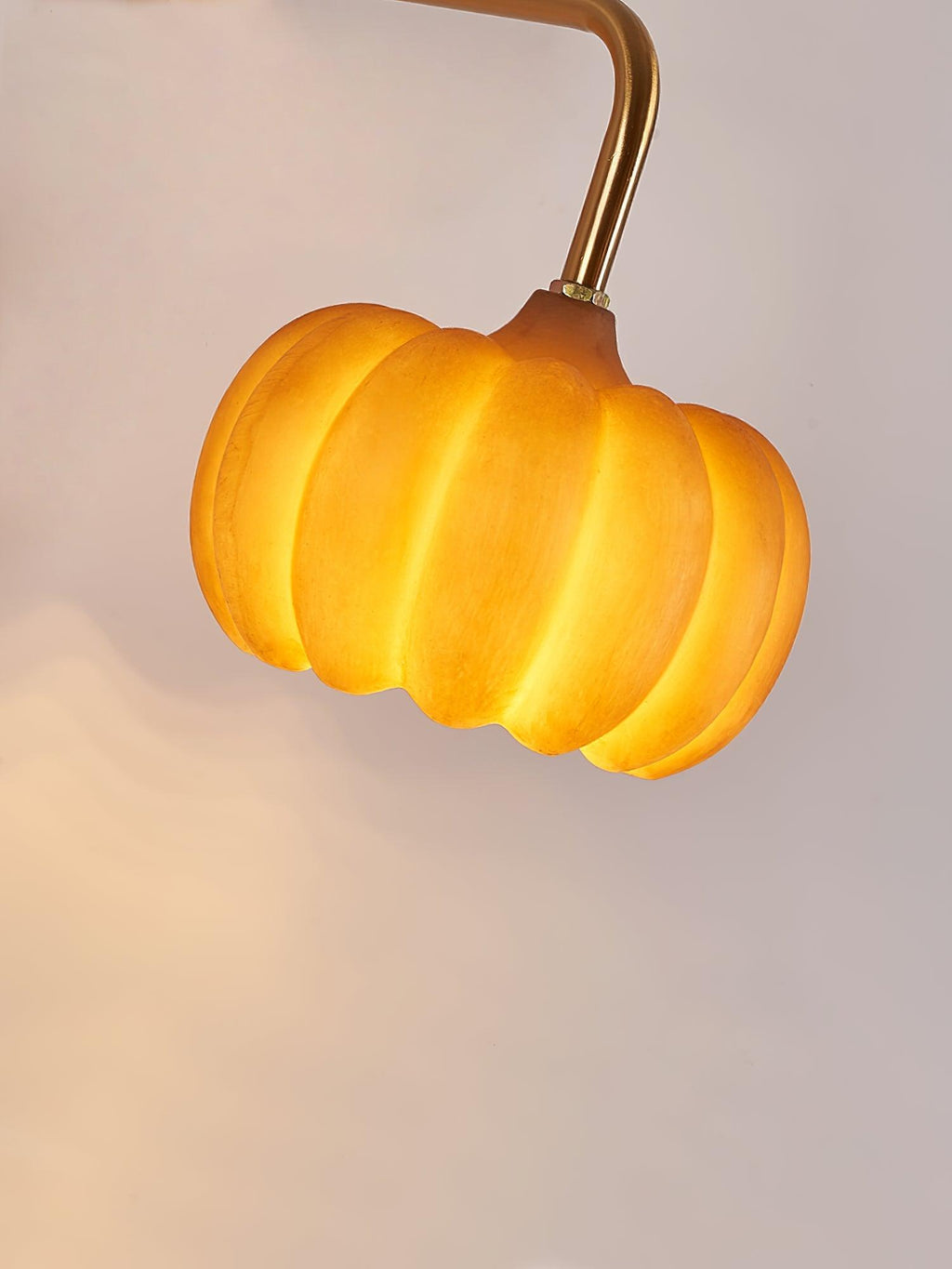Pumpkin Wall Light | Eco-Friendly Resin & Metal | Set of 2