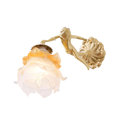 Flying Angel Wall Light | Baroque Design | Copper Finish