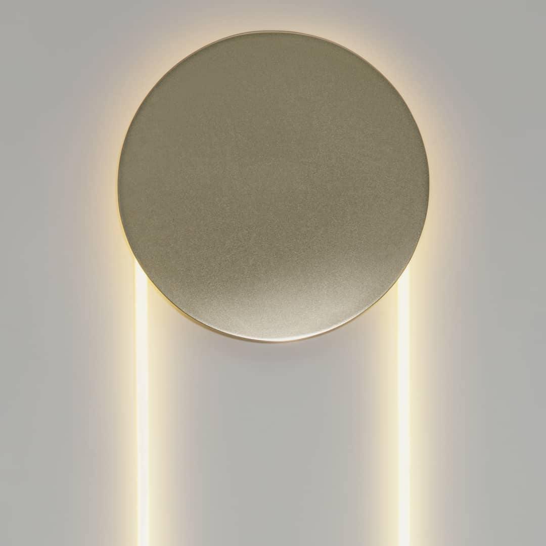 RA Wall Lamp Set | Metal & Acrylic | Gold & Matte Black