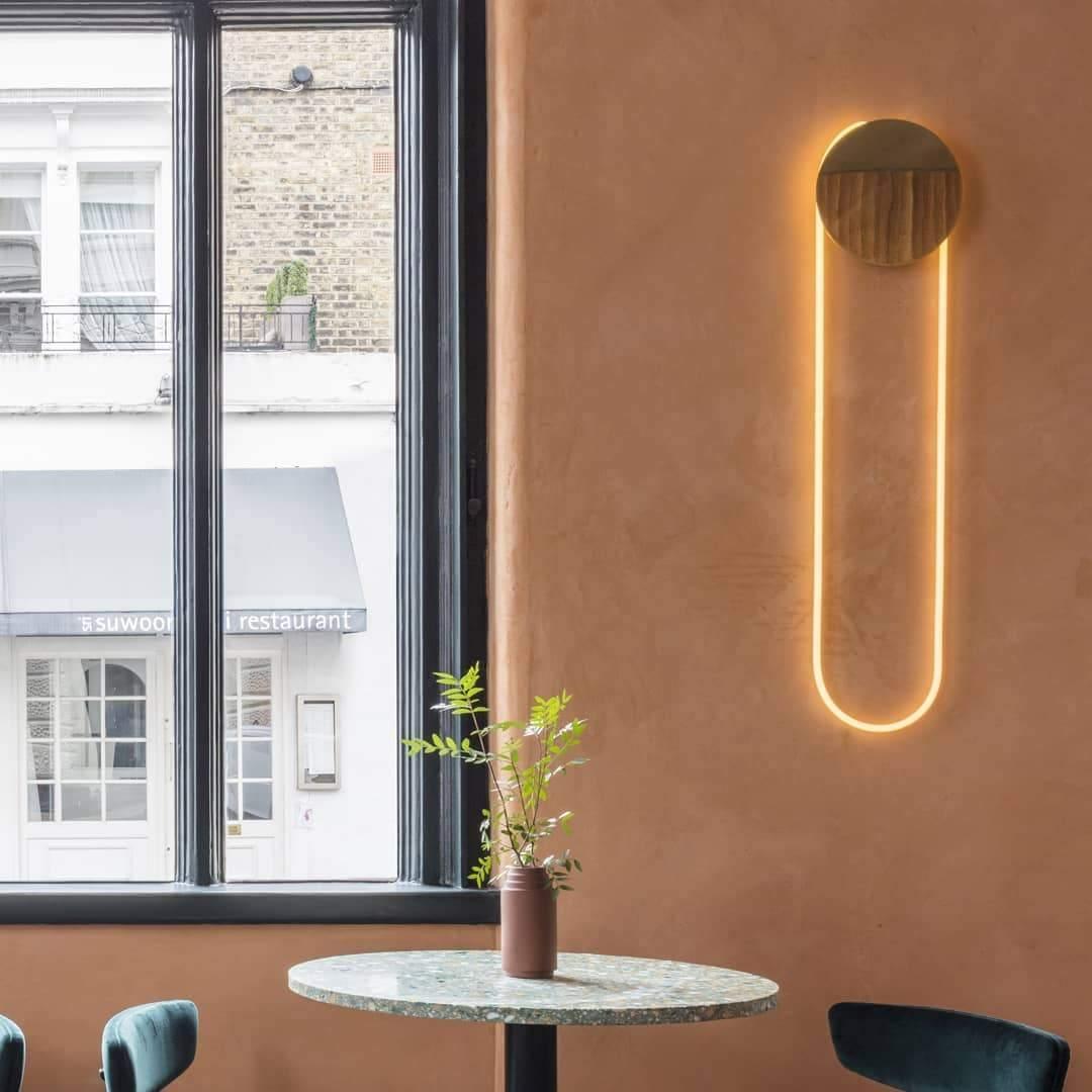 RA Wall Lamp Set | Metal & Acrylic | Gold & Matte Black