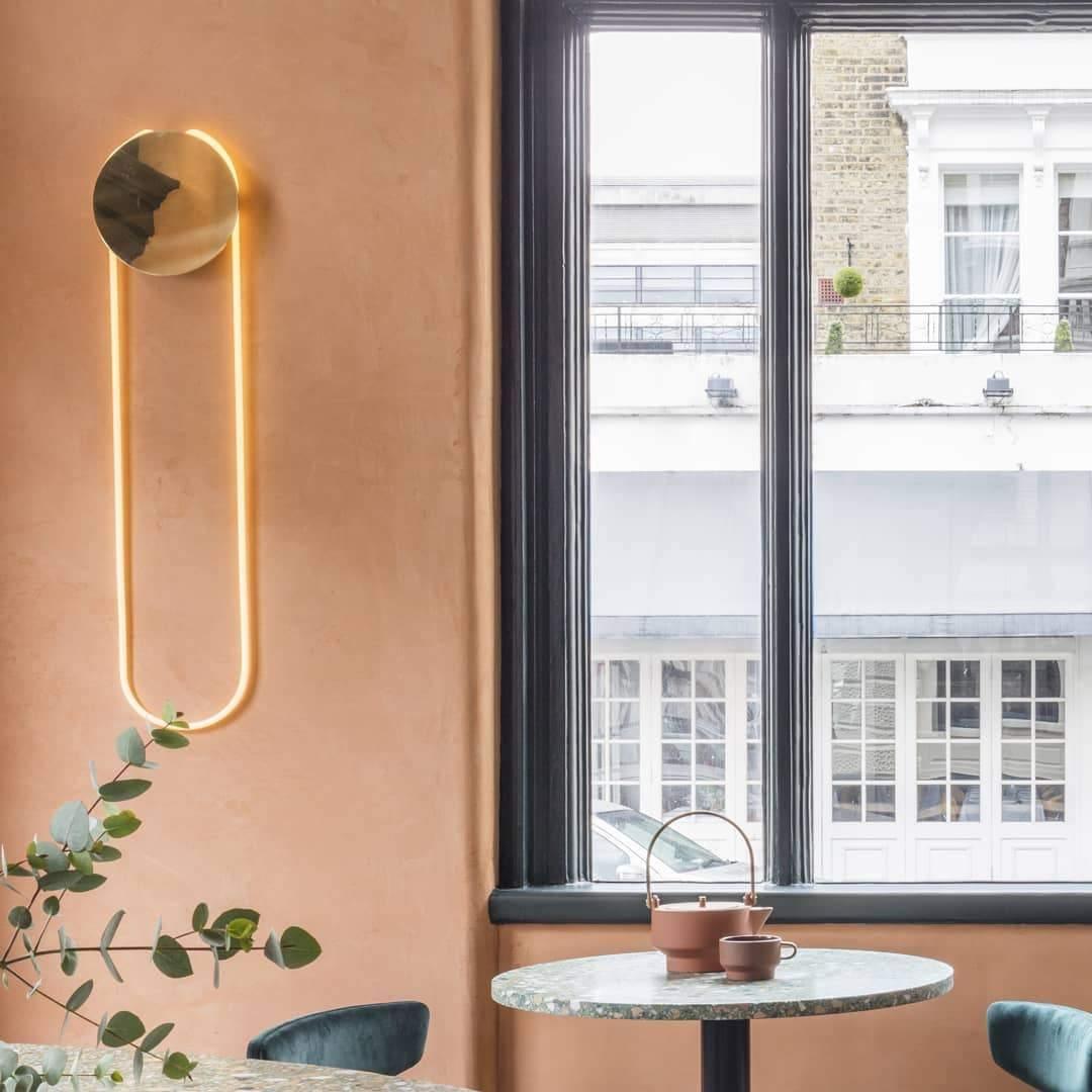 RA Wall Lamp Set | Metal & Acrylic | Gold & Matte Black