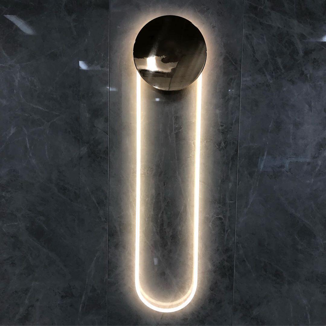 RA Wall Lamp Set | Metal & Acrylic | Gold & Matte Black