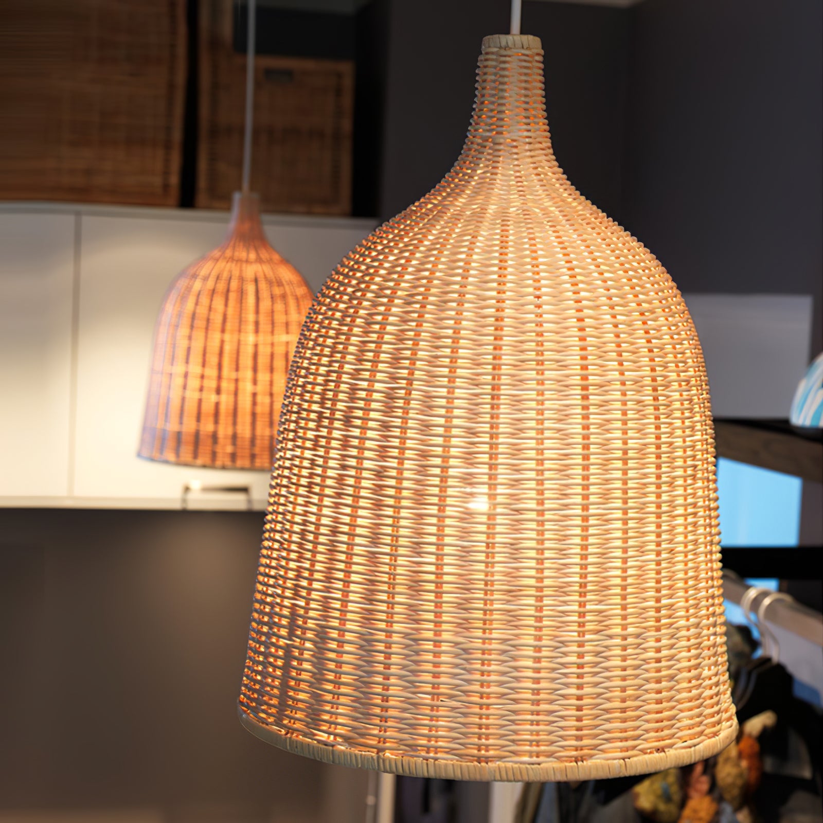 Rattan Pendant Lamp | Natural Woven Design | Multiple Sizes