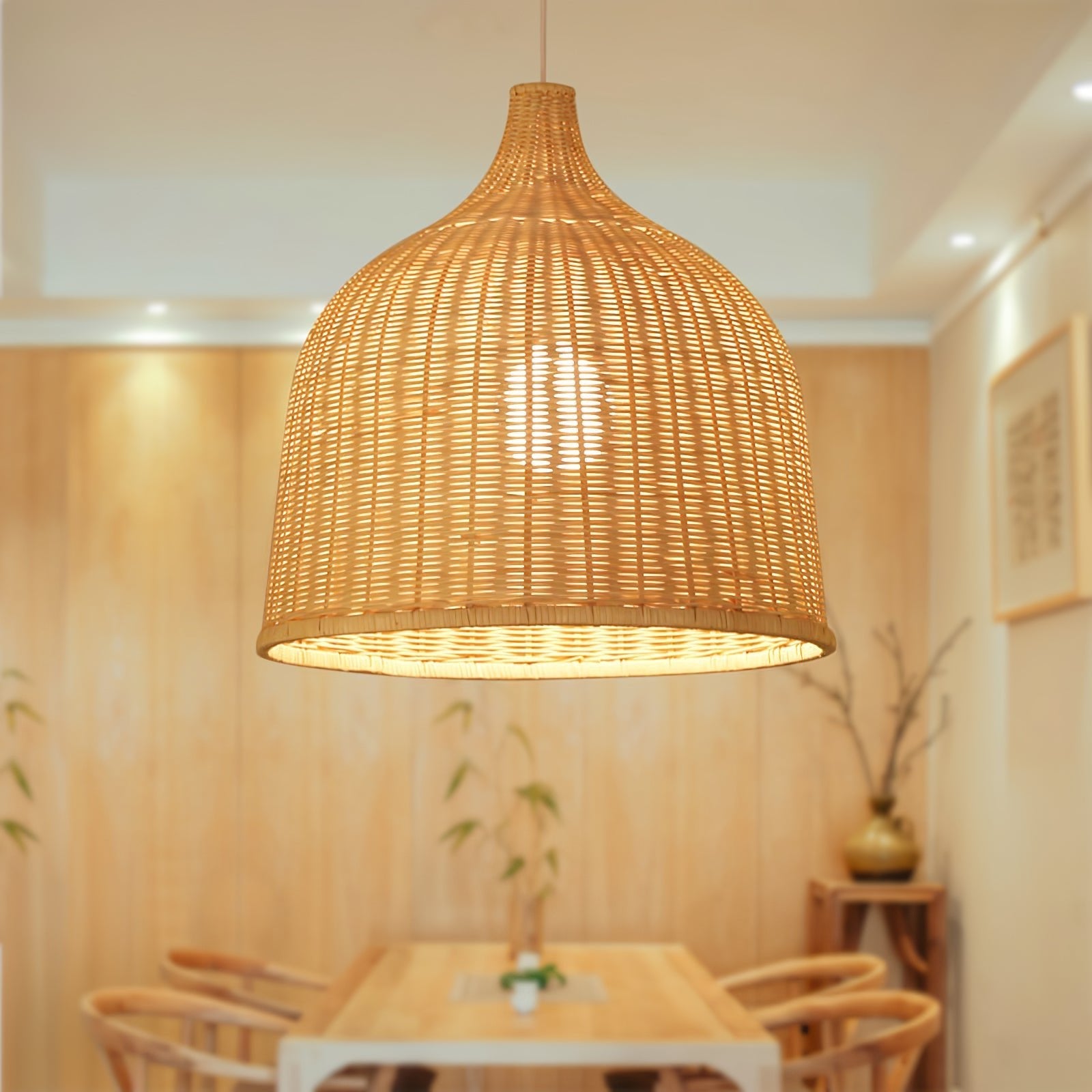 Rattan Pendant Lamp | Natural Woven Design | Multiple Sizes